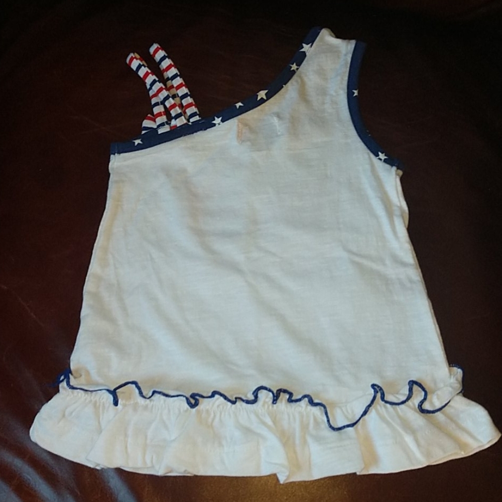 Free Style ๐บ๐ธ American flag butterfly tank top๐ - Picture 5 of 6